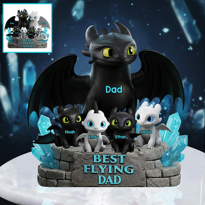 Best Flying Family - Personalized Custom Shaped Acrylic Plaque