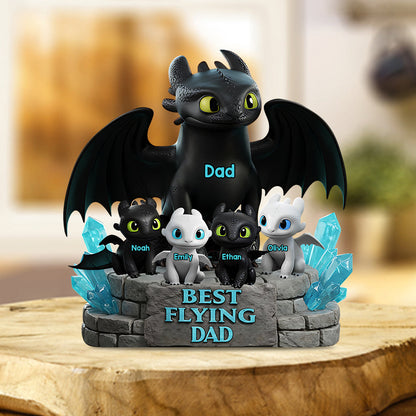 Best Flying Family - Personalized Custom Shaped Acrylic Plaque