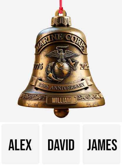 250th Anniversary - Personalized Veteran Ornament