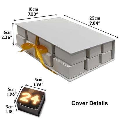 Rocking Around The Christmas Tree - Personalized Bluey Folded Advent Calendar With Ornaments