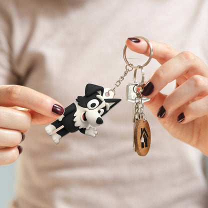 Rocking Around The Christmas Tree - Personalized Bluey Folded Advent Calendar With Ornaments