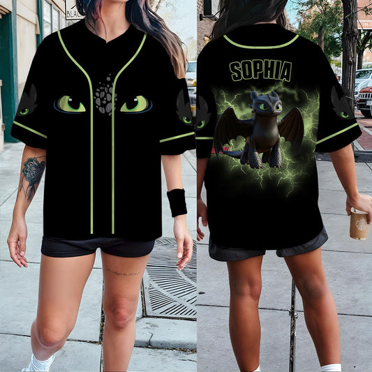 Soul Of A Dragon - Personalized Baseball Jersey