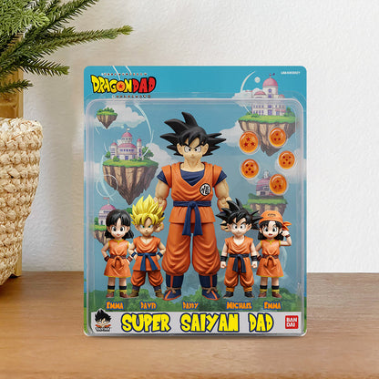 Super Dad - Personalized Seven Balls Custom Shaped Acrylic Plaque