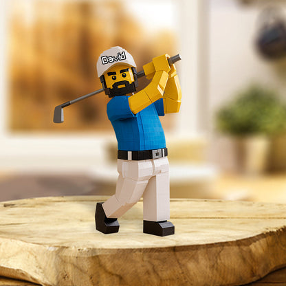 Gift For Golfer - Personalized Golf Custom Shaped Acrylic Plaque