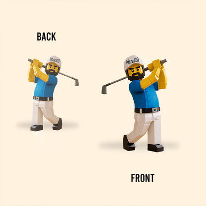 Gift For Golfer - Personalized Golf Custom Shaped Acrylic Plaque