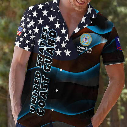 Strong Veteran - Personalized Veteran Hawaiian Shirt