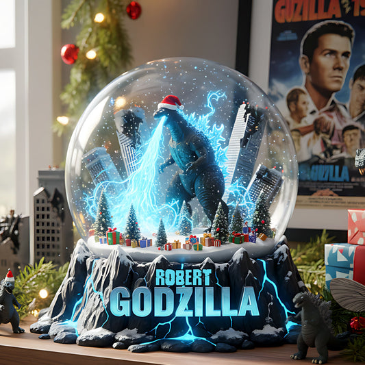 Merry Christmas The Monster - Personalized Giant Monster Custom Shaped Acrylic Plaque