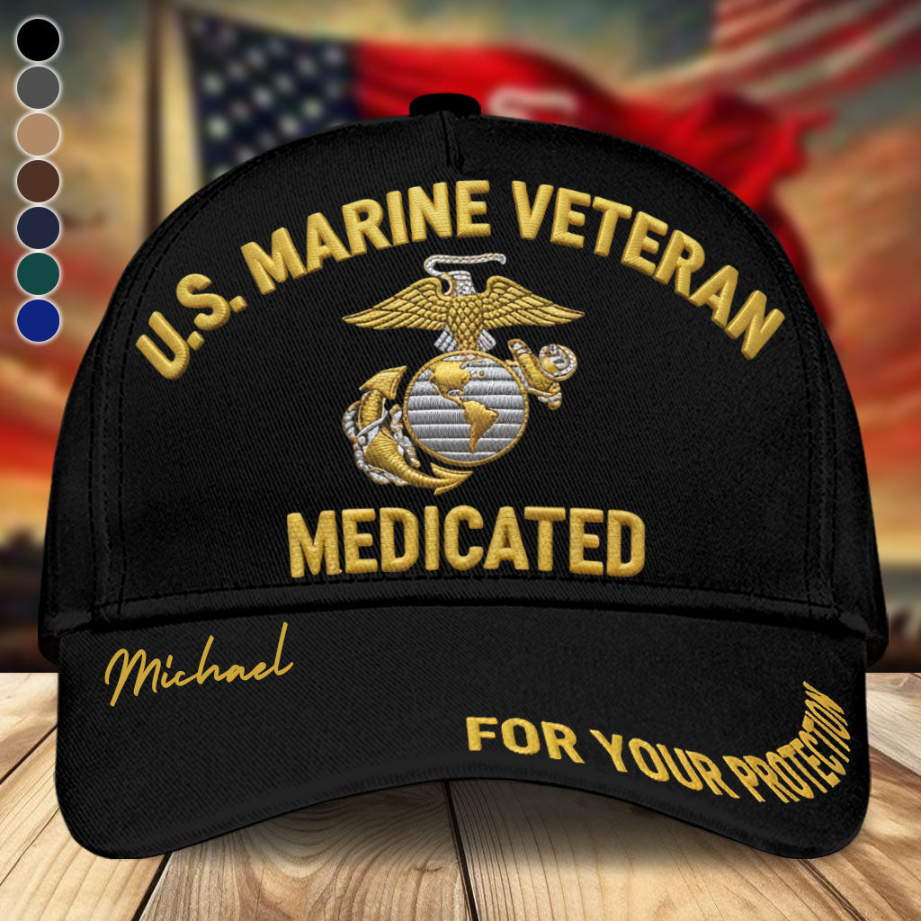 For Your Protection - Personalized Veteran Classic Cap