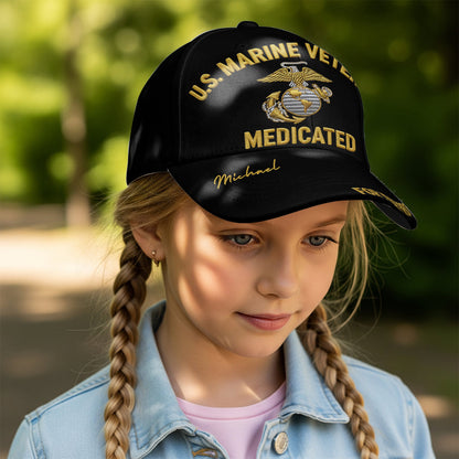 For Your Protection - Personalized Veteran Classic Cap