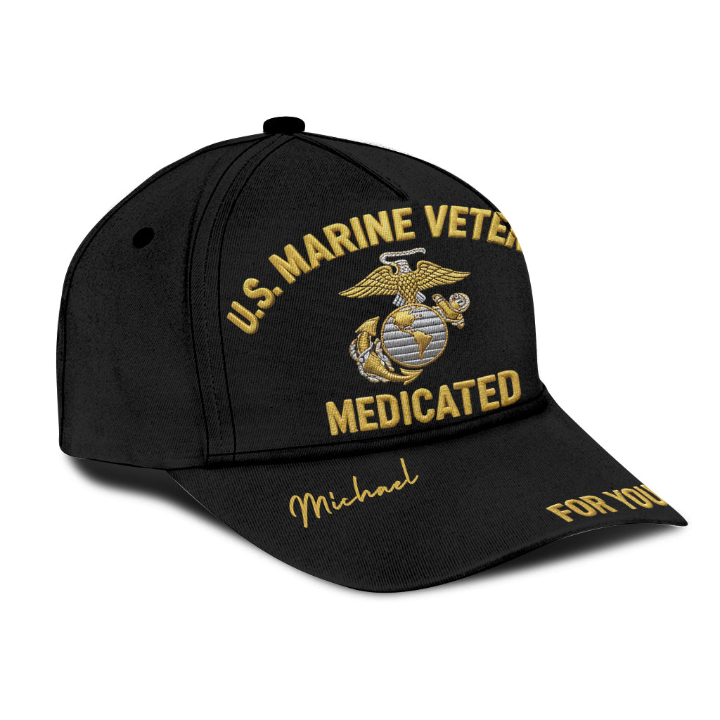 For Your Protection - Personalized Veteran Classic Cap