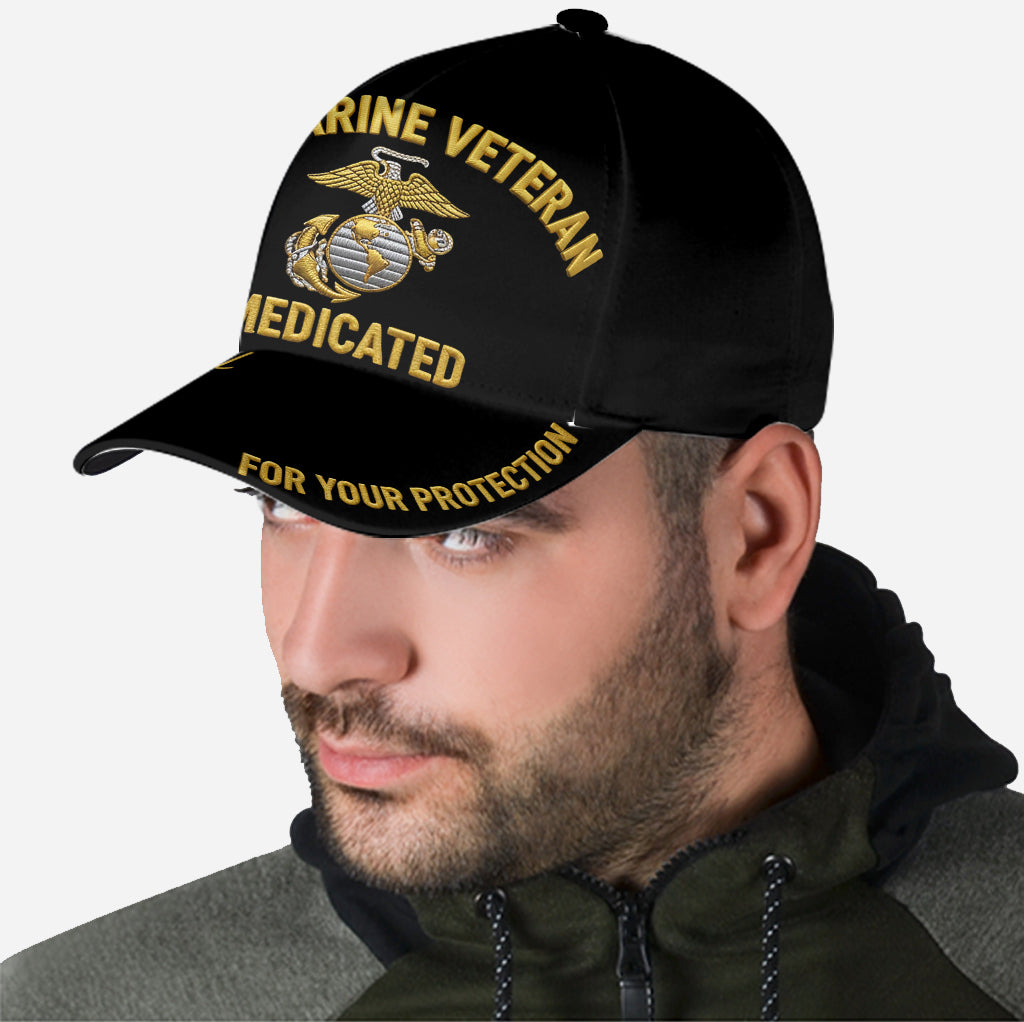 For Your Protection - Personalized Veteran Classic Cap