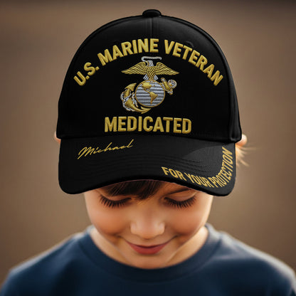 For Your Protection - Personalized Veteran Classic Cap