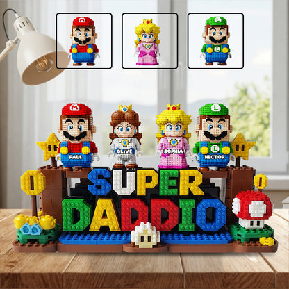 Superdad - Personalized Father Custom Shaped Acrylic Plaque