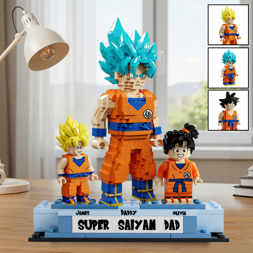 Super Dad - Personalized Seven Balls Custom Shaped Acrylic Plaque