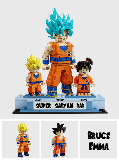 Super Dad - Personalized Seven Balls Custom Shaped Acrylic Plaque