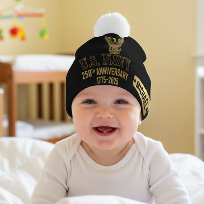 250th Anniversary - Personalized Veteran Beanie Hat
