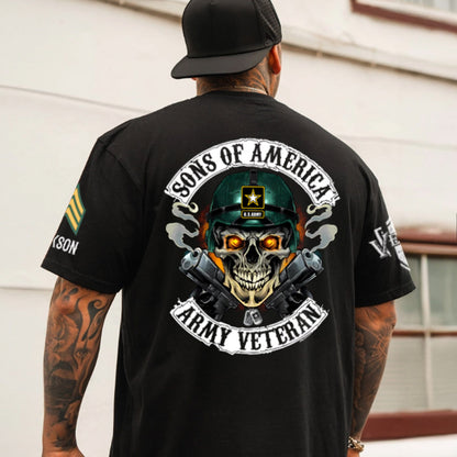 Proud Veteran - Personalized Veteran All Over Shirt