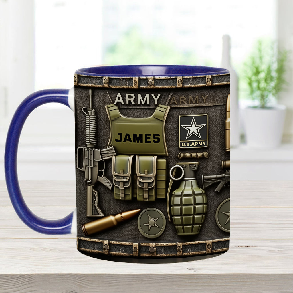 This We'll Defend - Personalized Veteran Accent Mug