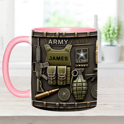 This We'll Defend - Personalized Veteran Accent Mug