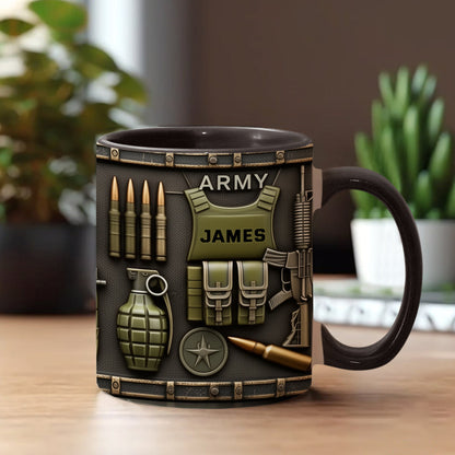 This We'll Defend - Personalized Veteran Accent Mug