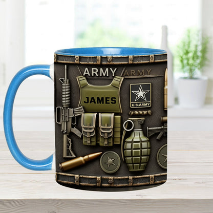 This We'll Defend - Personalized Veteran Accent Mug