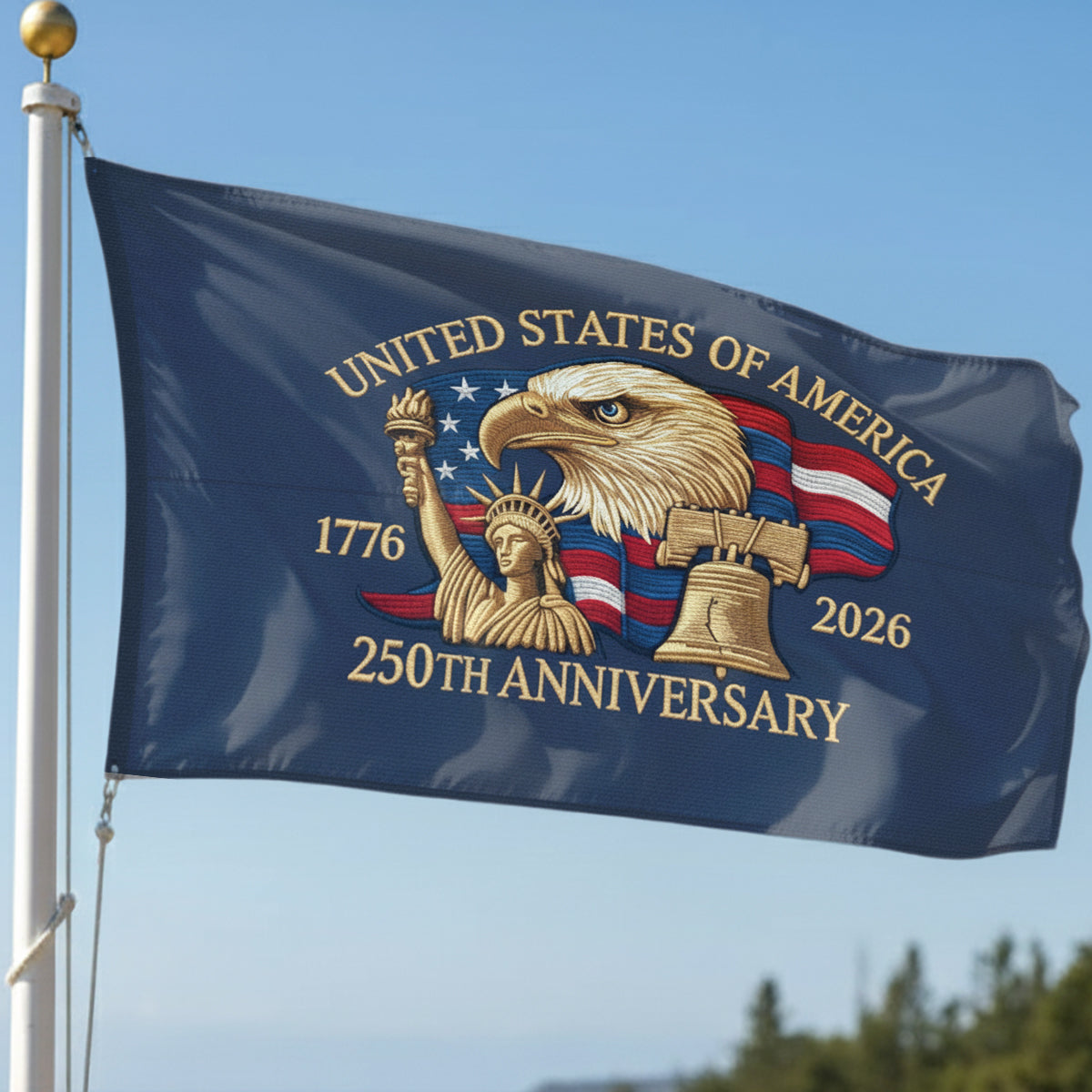 250th Anniversary - Veteran House Flag