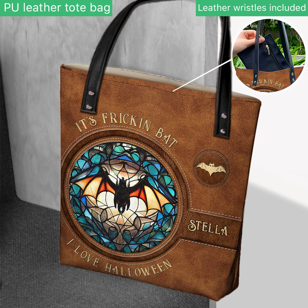 It's Frickin' Bat I Love Halloween - Personalized Witch Tote Bag
