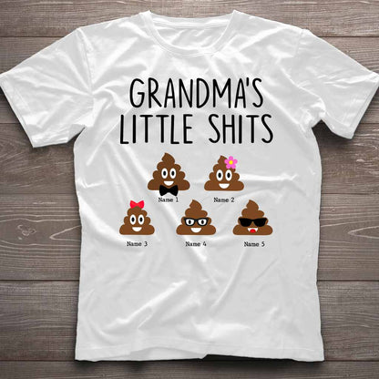 Grandma's Little Cuties - Personalized Mother's Day Grandma T-shirt and Hoodie