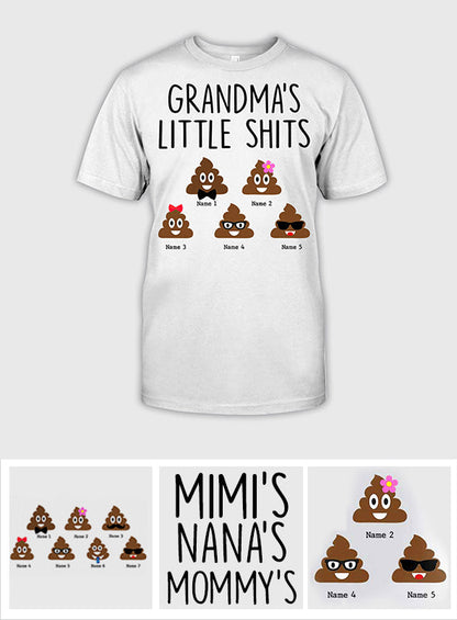 Grandma's Little Cuties - Personalized Mother's Day Grandma T-shirt and Hoodie