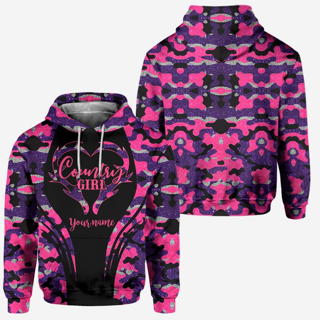 Country Girl - Personalized Hunting Hoodie and Leggings