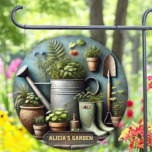 Your Garden - Personalized Gardening Cut Metal Sign