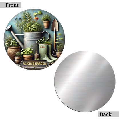 Your Garden - Personalized Gardening Cut Metal Sign