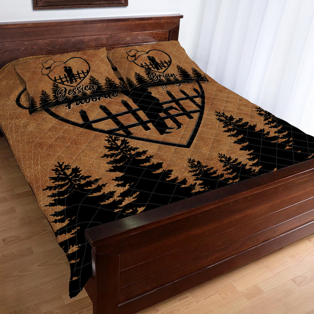 Next To You - Personalized Country Girl Quilt Set