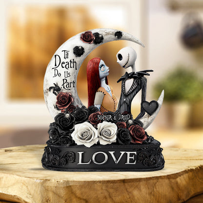 Til Death Do Us Part - Personalized Nightmare Custom Shaped Acrylic Plaque