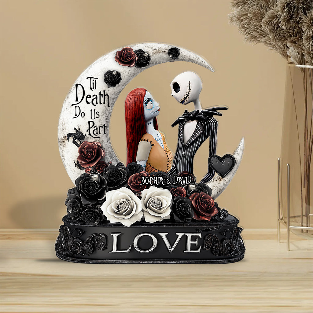 Til Death Do Us Part - Personalized Nightmare Custom Shaped Acrylic Plaque