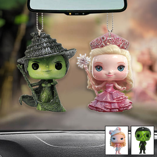 Wicked Changed For Good - Personalized Transparent Car Ornament