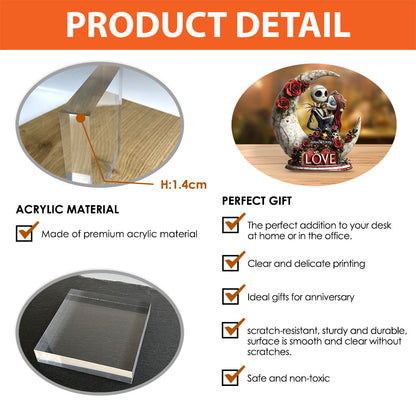 Til Death Do Us Part - Personalized Nightmare Custom Shaped Acrylic Plaque