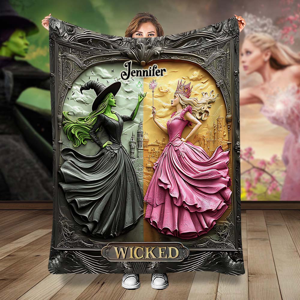 Changed For Good Witch & Princess - Personalized Blanket