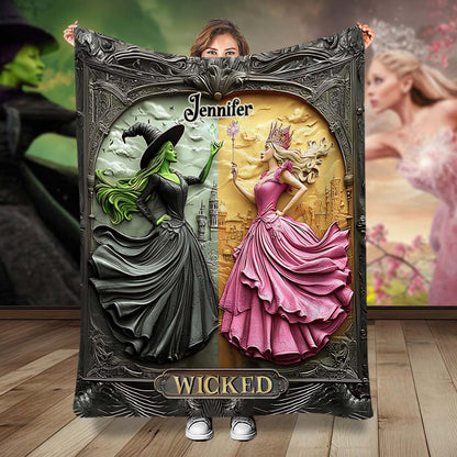 Changed For Good Witch & Princess - Personalized Blanket
