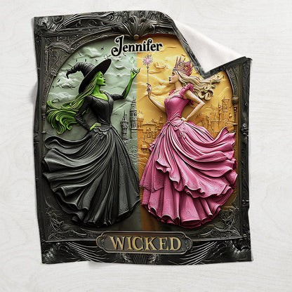 Changed For Good Witch & Princess - Personalized Blanket