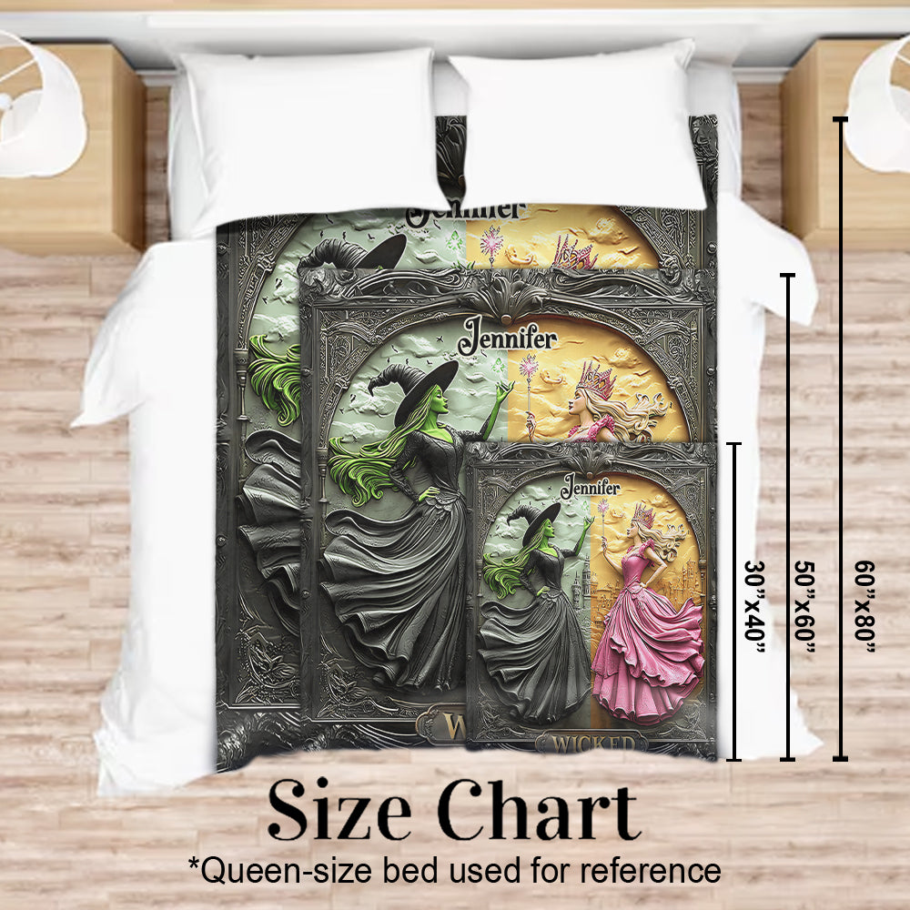 Changed For Good Witch & Princess - Personalized Blanket