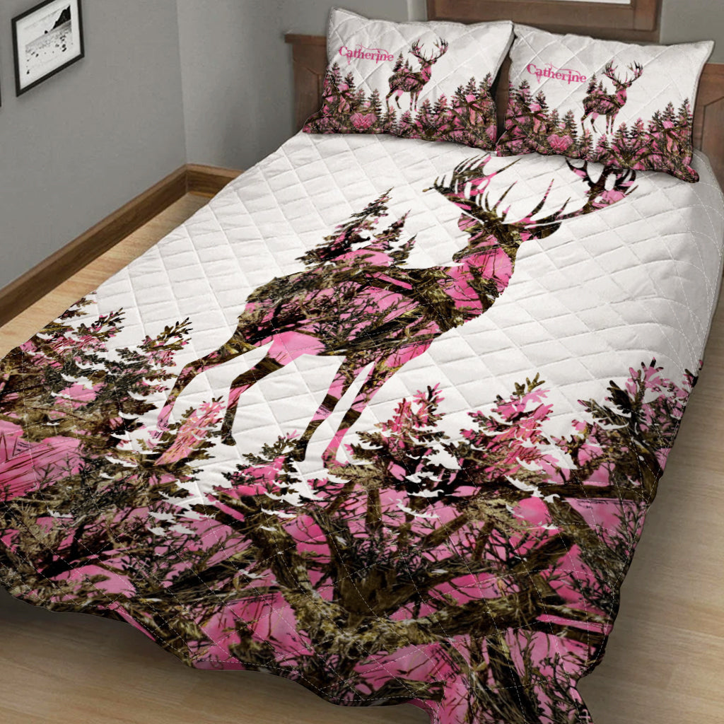 Love Hunting - Personalized Hunting Quilt Set