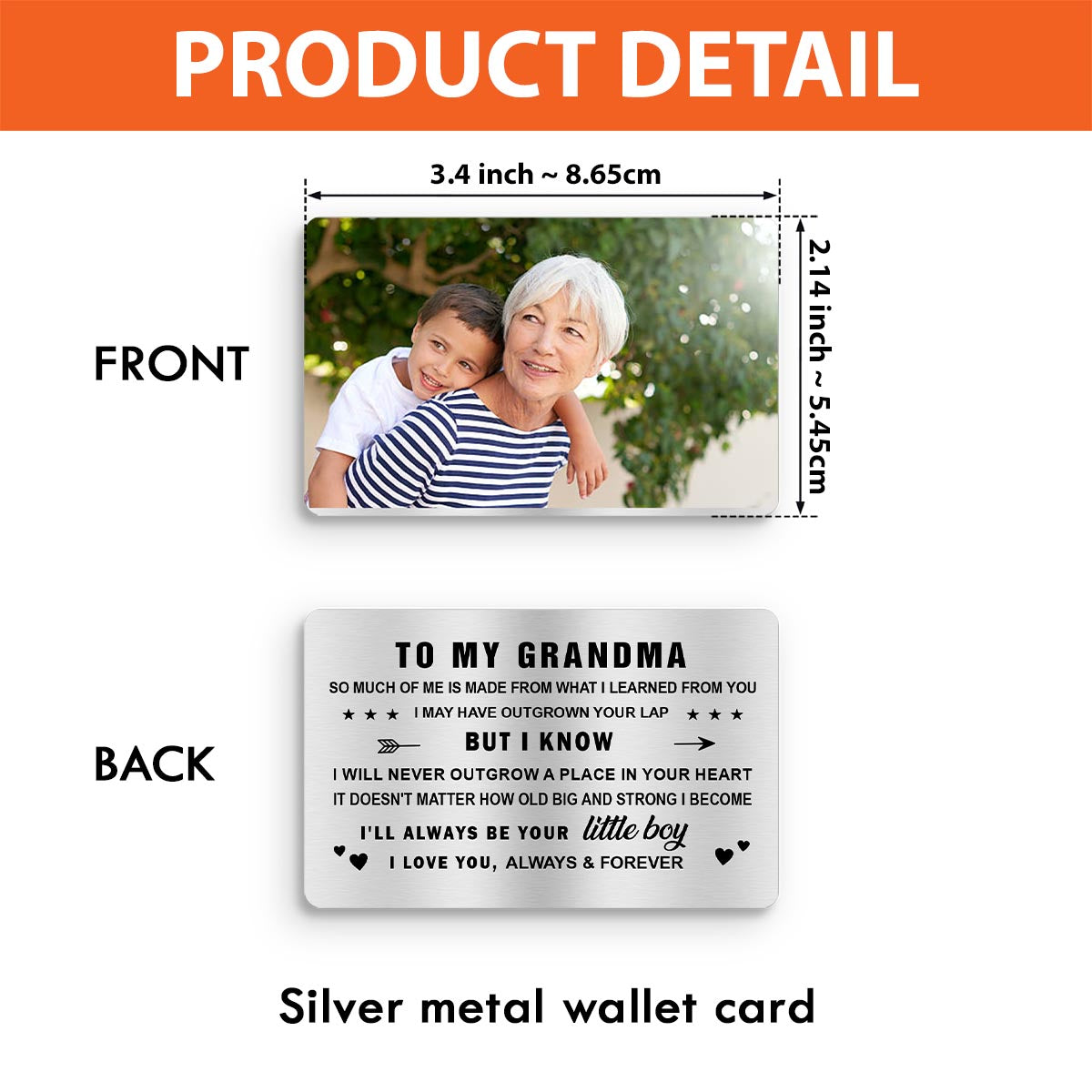 To My Dad - Gift for dad, grandma, grandpa, mom, uncle, aunt - Personalized Wallet Insert Card