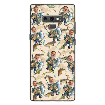 Photo Inserted Funny Fishing - Personalized Fishing Phone Case