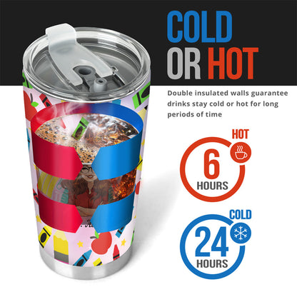 It Takes A Big Heart - Personalized Teacher Tumbler