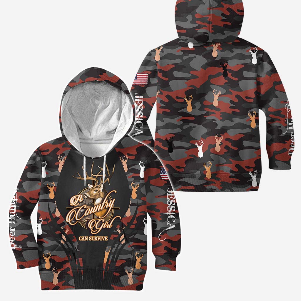 Country Girl - Personalized Hunting Hoodie and Leggings