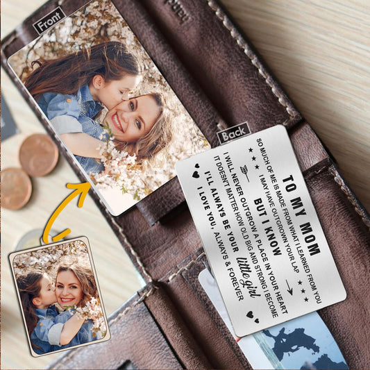 To My Dad - Gift for dad, grandma, grandpa, mom, uncle, aunt - Personalized Wallet Insert Card