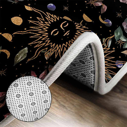 The Moon - Witch 3 Pieces Bathroom Mats Set