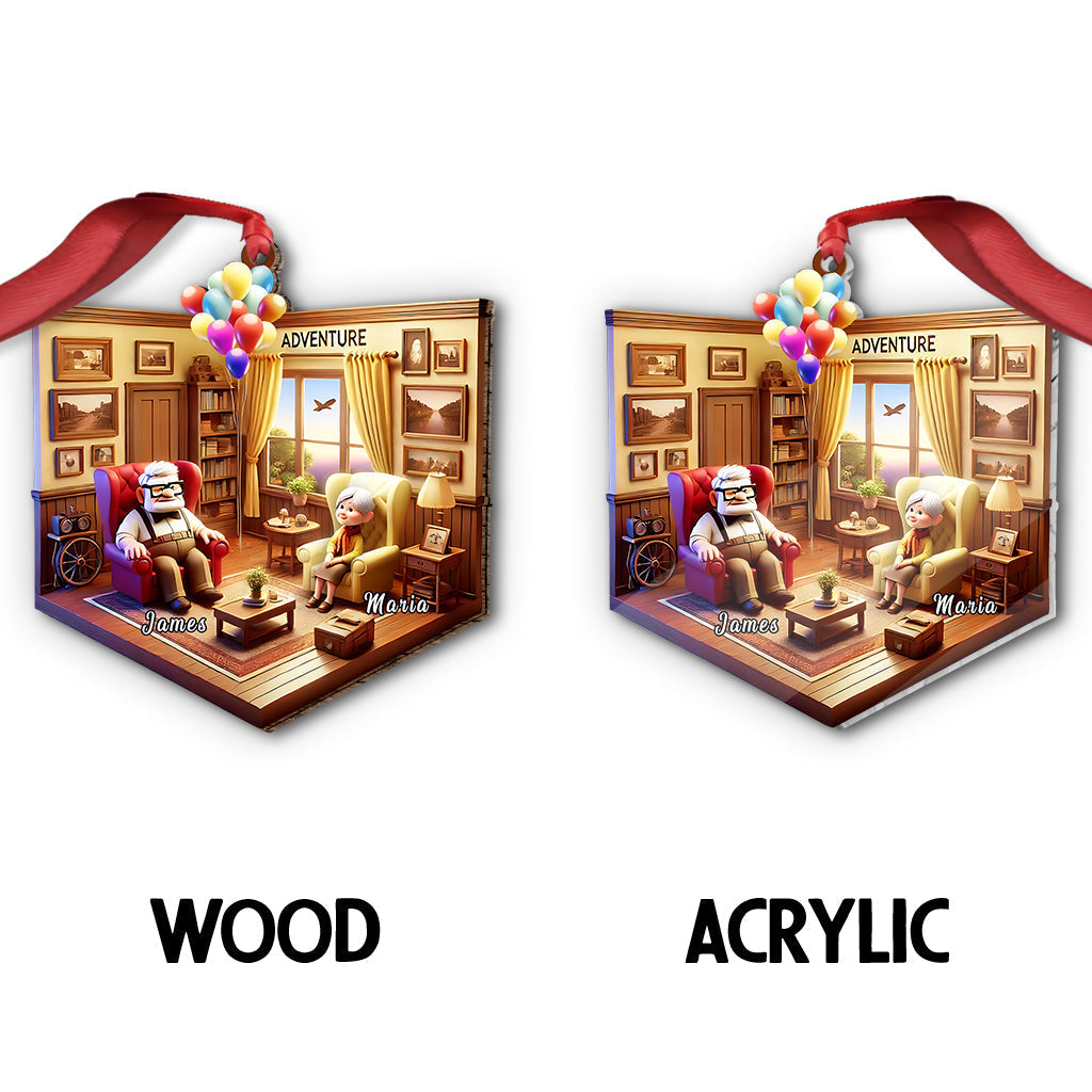 Adventure House - Personalized Mouse Ornament