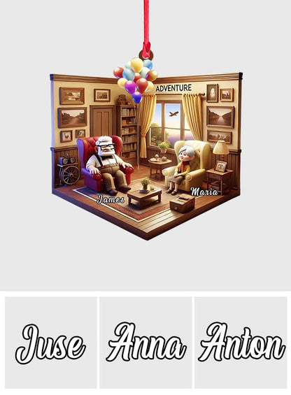 Adventure House - Personalized Mouse Ornament